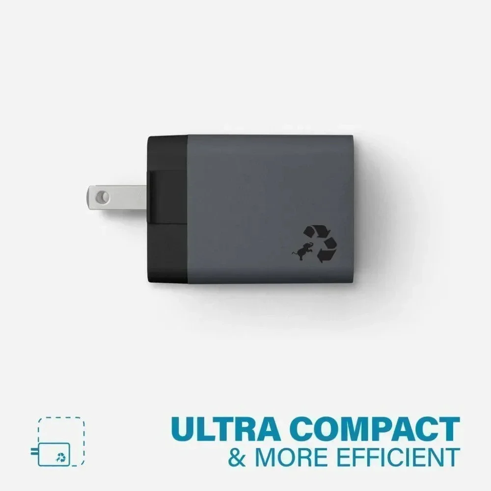 Nimble WALLY Mini Wall Charger 20W Dual Port USB-C & USB-A